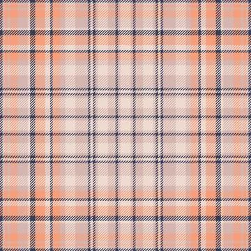 Flow check seamless textile, picnic blanket background pattern vector. Couc.. Stock Illustration