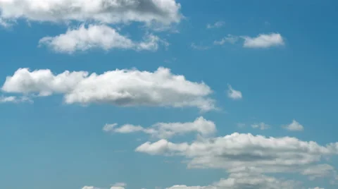 The flow of cloud against the blue sky. Time lapse Stock Footage 62744668