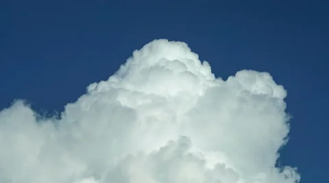 The flow of cloud against the blue sky. Time lapse Stock-Footage 63033992