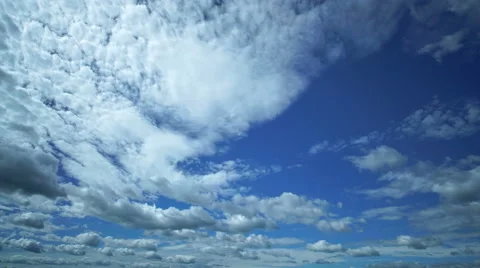 The flow of cloud against the blue sky. Time lapse 스톡 동영상 63112811