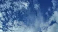 The flow of cloud against the blue sky. Time lapse 4k or 4k+ Resolution