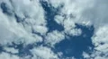 The flow of cloud against the blue sky. Time lapse 4k or 4k+ Resolution