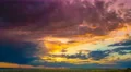 The flow of cloud against the sunset. Time lapse 4k or 4k+ Resolution