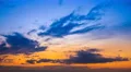 The flow of cloud against the sunset. Time lapse 4k or 4k+ Resolution