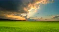 The flow of cloud against the sunset. Time lapse 4k or 4k+ Resolution
