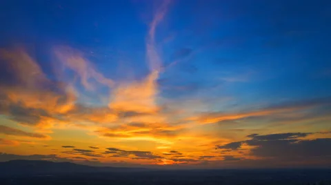 The flow of cloud on a background of the evening city. Real time capture Stock Footage 61752603