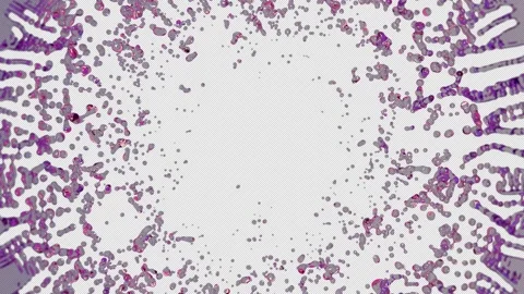 Flow of Colored Liquid Stock Footage 306369627