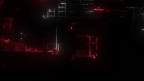 Flow of Data, moving and processing inside a computer Stockbeeldmateriaal 149594618