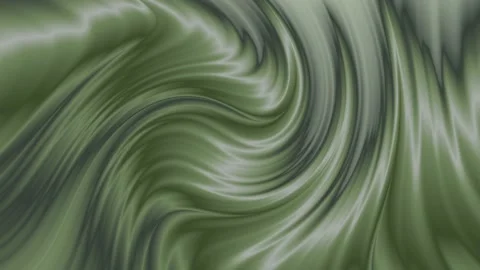 Flow of decorative waves, shades of green Stock Footage 107414832
