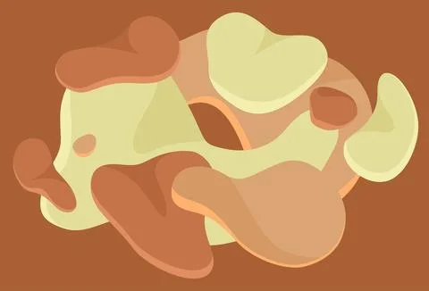 Flow design, flying elements. Vector banner Illustrazione stock