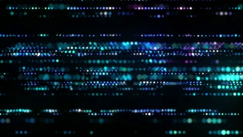 Flow of digital information. Global connection concept. Stockbeeldmateriaal 112111723