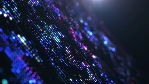 Flow of digital information. Global connection concept Stock Footage 112285223
