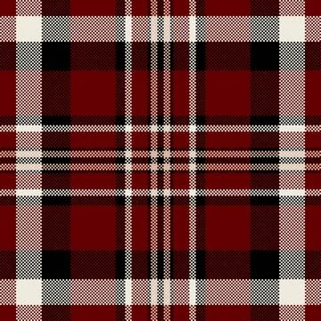 Flow fabric pattern textile, pillow seamless tartan check. Back texture vec.. Stock Illustration