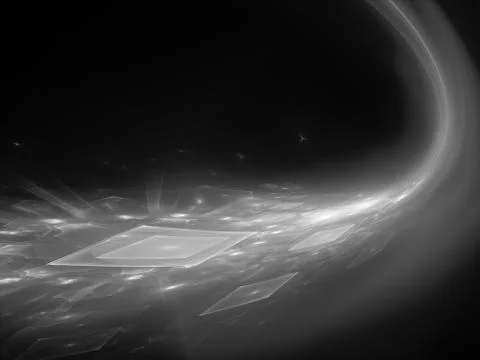 Flow of glowing digital data intensity map Illustrazione stock