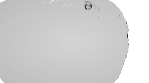 Flow of grey liquid paint falls the screen Stock Footage 65295534