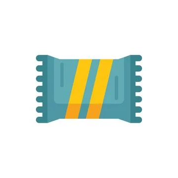 Flow packaging showing modern sachet design Stock Illustration