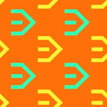 Flow right seamless pattern Stock Illustration