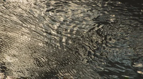 Flow of a river with reflections of the sky Stock Footage 881714