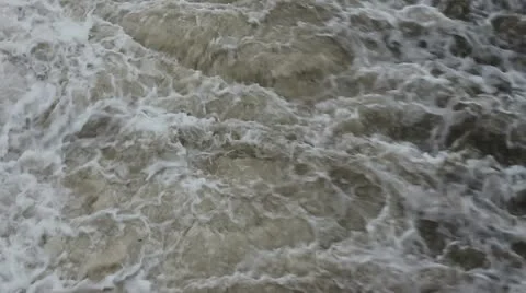 The flow of river water Video stock 18553618