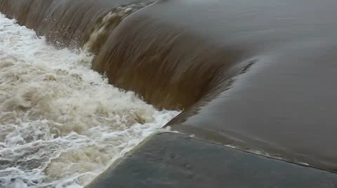 The flow of river water Stock Footage 18558552