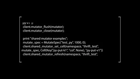 A flow of scrambled source code text on screen, fast scrolling Stock Footage 242309984