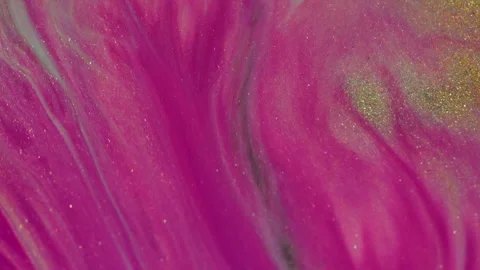 Flow splatter acrylic splash glitter paint sparkle Stock Footage 318566765