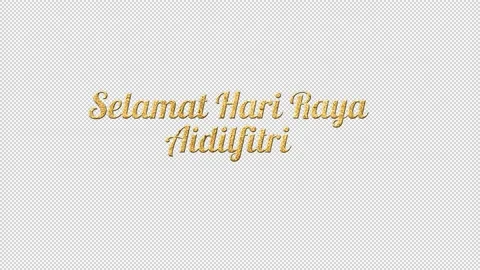 Flow of stars to form Hari Raya Aidilfitri greetings Stock Footage 152445261