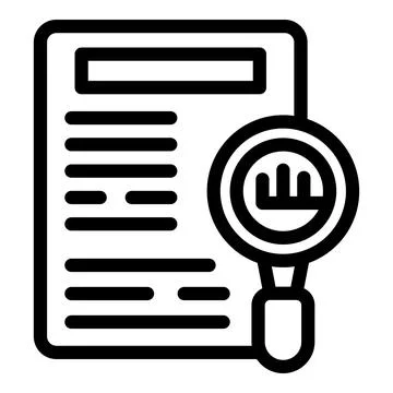 Flow supervision icon outline vector. Traffic management project Illustrazione stock