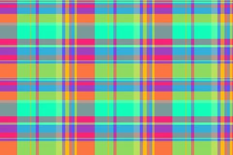 Flow textile texture plaid, folk pattern vector seamless. Horizon fabric ch.. 스톡 일러스트