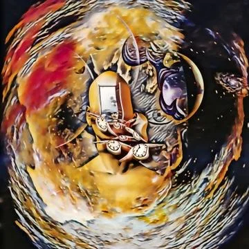 The Flow of Time Stock Illustration