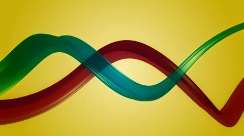 Flow twisted band Stock Footage 53203087