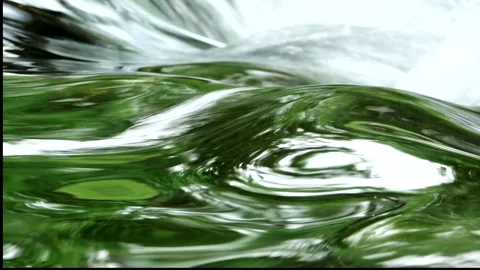 Flow of Water in Bubble Park Stock Footage 332246862