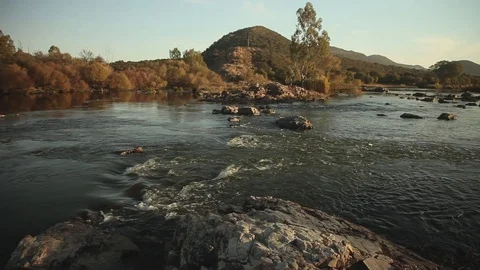Flow of water Stock Footage 73660787