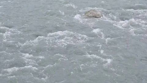 Flow of water in mount river 動画素材 310797675