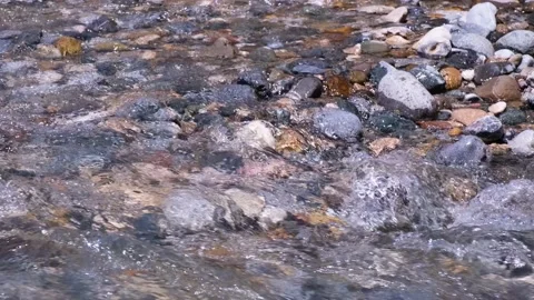 Flow of Water on the River 動画素材 200130011