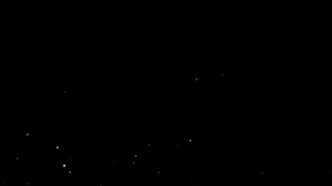 Flow up white particles animation on bla... | Stock Video | Pond5