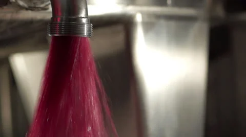 Flow of wine under pressure 스톡 동영상 51167364