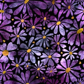 Flowal seamless pattern. Stock Illustration