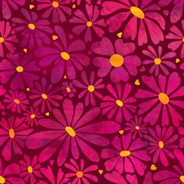 Flowal seamless pattern. Stock Illustration