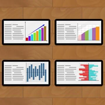 Flowchart and diagram Stock Illustration