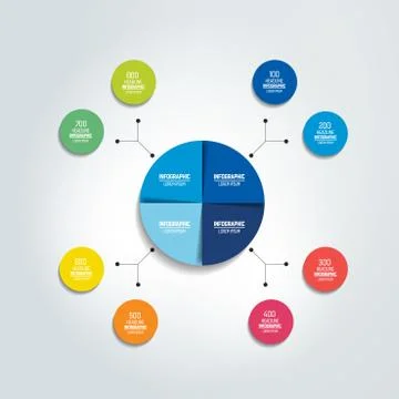 Flowchart diagram, scheme. Infographic element. Stock Illustration