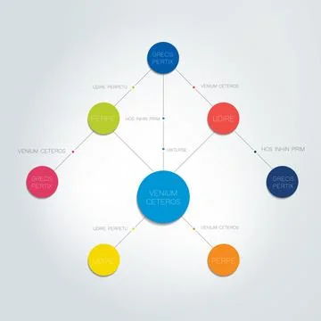 Flowchart diagram, scheme. Infographic element. イラスト素材