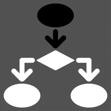 Flowchart Icon from Commerce Set 스톡 일러스트