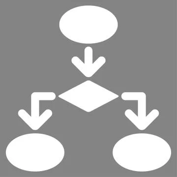Flowchart Icon from Commerce Set 库存插图