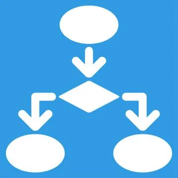 Flowchart Icon from Commerce Set Illustrazione stock