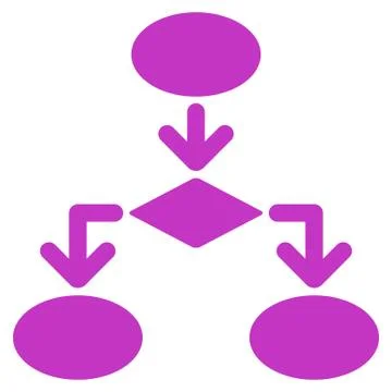 Flowchart Icon from Commerce Set Stock Illustration