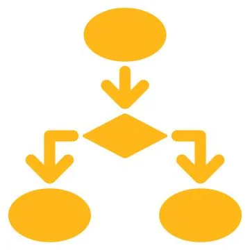 Flowchart Icon from Commerce Set イラスト素材