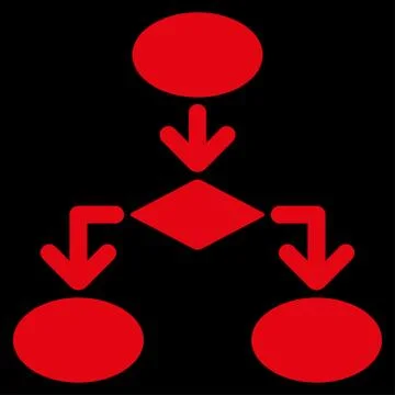 Flowchart Icon from Commerce Set 스톡 일러스트