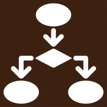 Flowchart Icon from Commerce Set イラスト素材