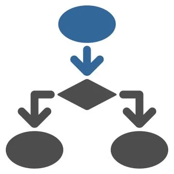 Flowchart Icon from Commerce Set 库存插图